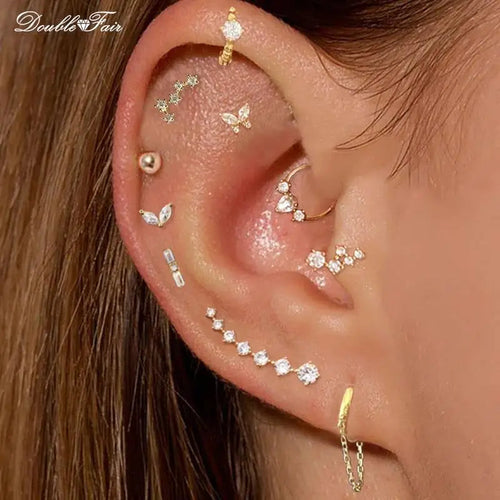 Dainty Y2k Ear Piercing Helix Daith Snug Earrings