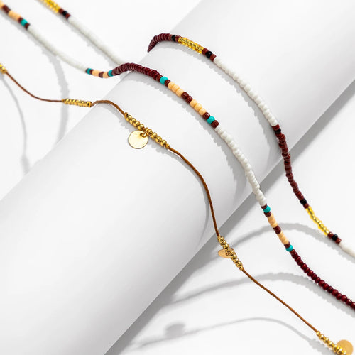 Salircon Bohemian Beaded Waist Vintage Chain